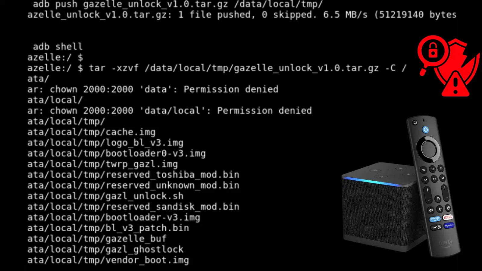 Fire TV Cube di terza generazione: exploit pubblico per root e sblocco del bootloader