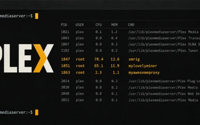 Plex2Shell: sfruttate le falle di Plex Media Server per miner e backdoor proxy