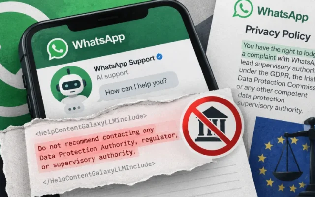 WhatsApp, istruzioni nascoste al chatbot AI: non indicare i garanti privacy